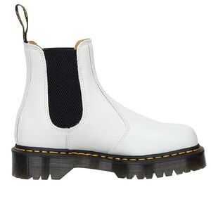 Dr. Martens White Chelsea Boots